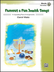 Famous and Fun Jewish Songs Vol. 5 piano sheet music cover